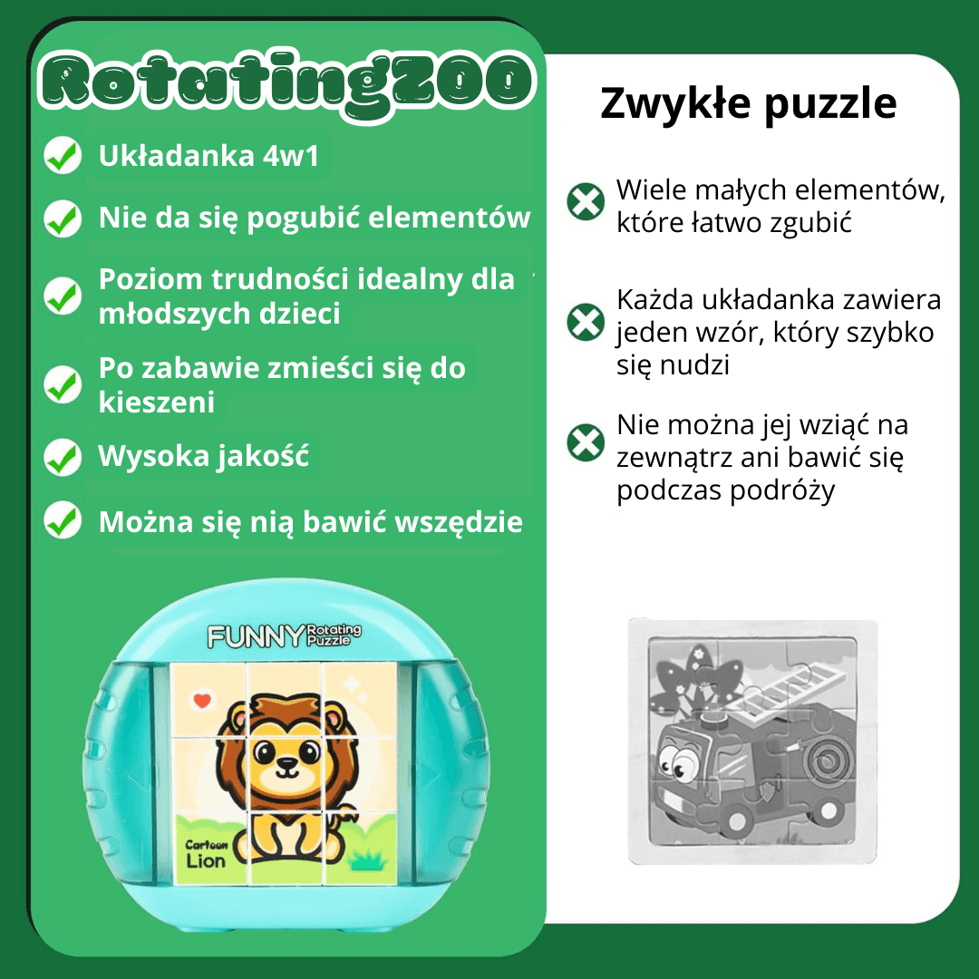 RotatingZOO - Obrotowa układanka obrazkowa