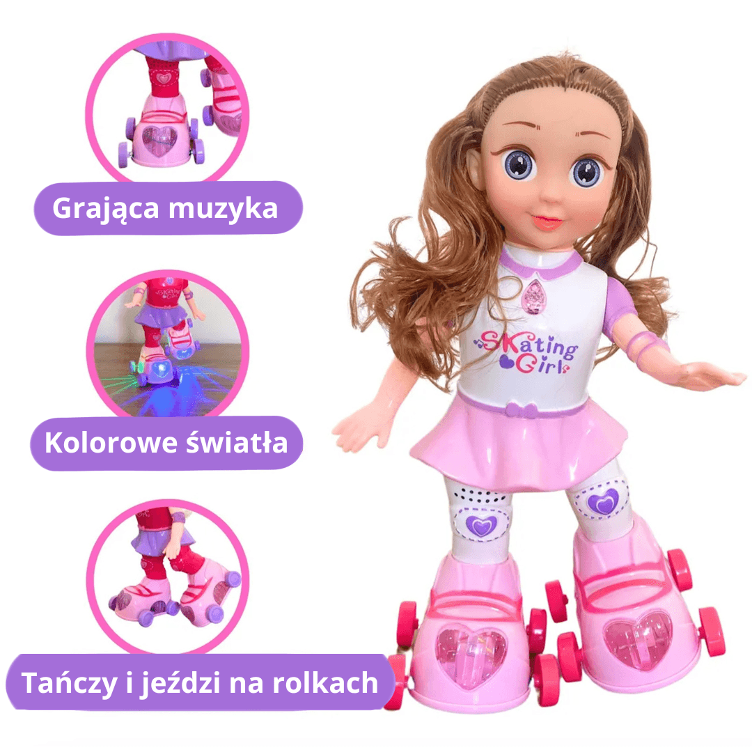 ELIZA - urocza lalka na wrotkach